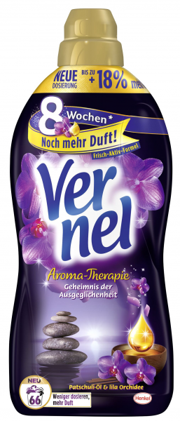 Vernel Weichspüler Aroma-Therapie Patschuli-Ö und Orchidee flüssig