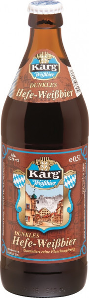 Karg Dunkles Hefe-Weißbier 20 x 0,5l