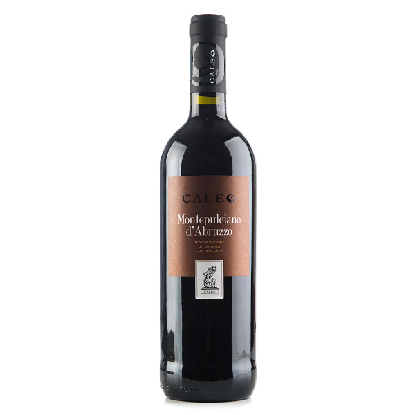 Caleo Montepulciano d'Abruzzo des Jahrgangs 2014 in der Glasflasche