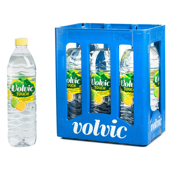 Volvic Touch Zitrone Limette 6 x 1,5l