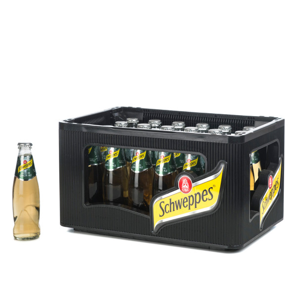 Schweppes American Ginger Ale in der 0,2l Glasflasche