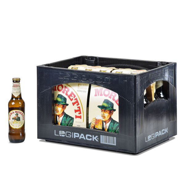 Birra Moretti Premium Lager 24 x 0,33l