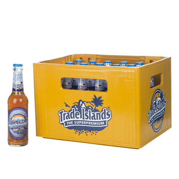 Trade Islands Iced Tea Blueberry 24 x 0,33l