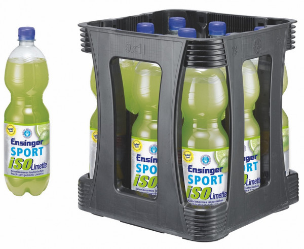 Ensinger Sport Iso Limette PET 9 x 1l