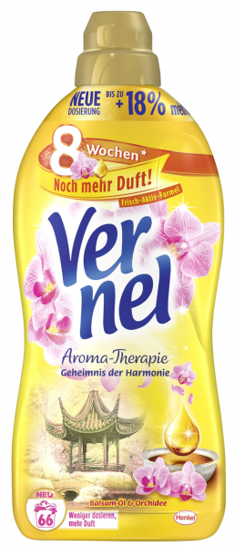 Vernel Weichspüler Aroma-Therapie Balsam Öl und Orchidee flüssig