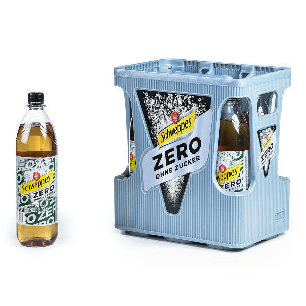 Schweppes American Ginger Ale Zero 6 x 1l