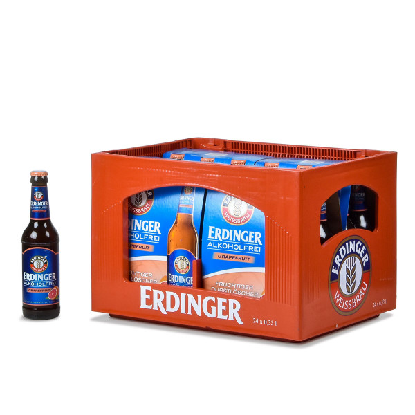 Erdinger Grapefruit alkoholfrei 24 x 0,33l