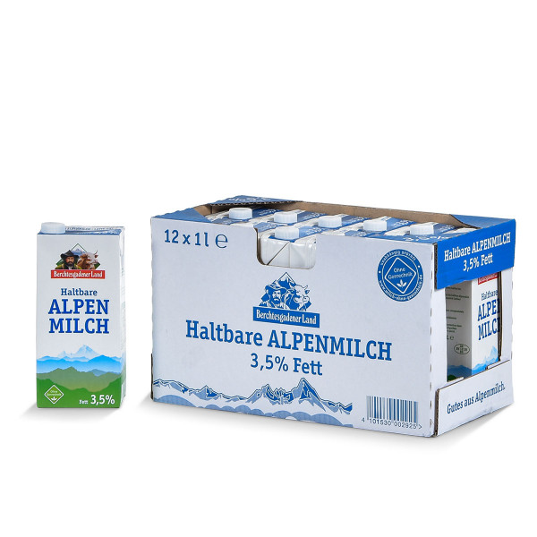 Alpenmilch H-Milch 3,5% 12 x 1,0l