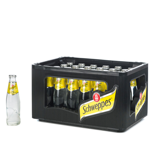 Schweppes Indian Tonic Water in der 0,2l Glasflasche