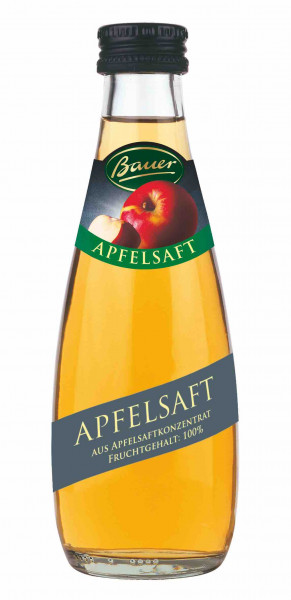 Bauer Apfelsaft klar 24 x 0,2l