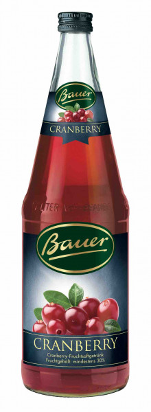 Bauer Cranberry Fruchtsaft 6 x 1l