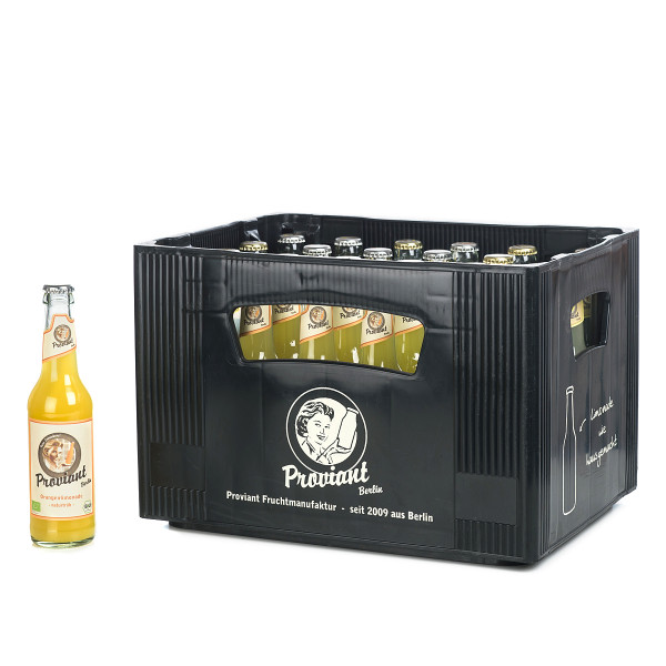 Proviant Orangenlimonade in der 0,33l Glasflasche