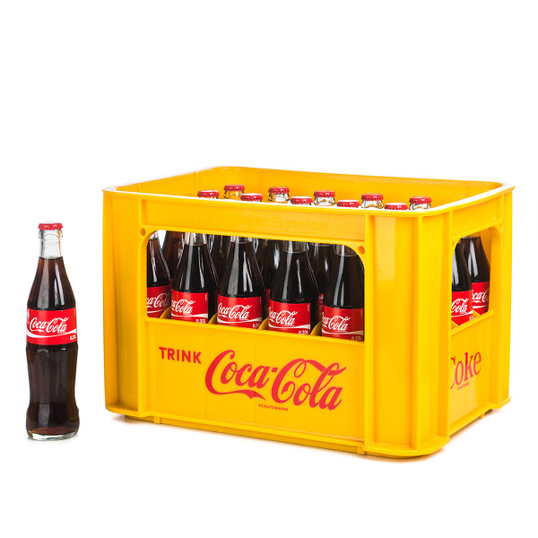 Coca Cola in der 0,33l Glasflasche