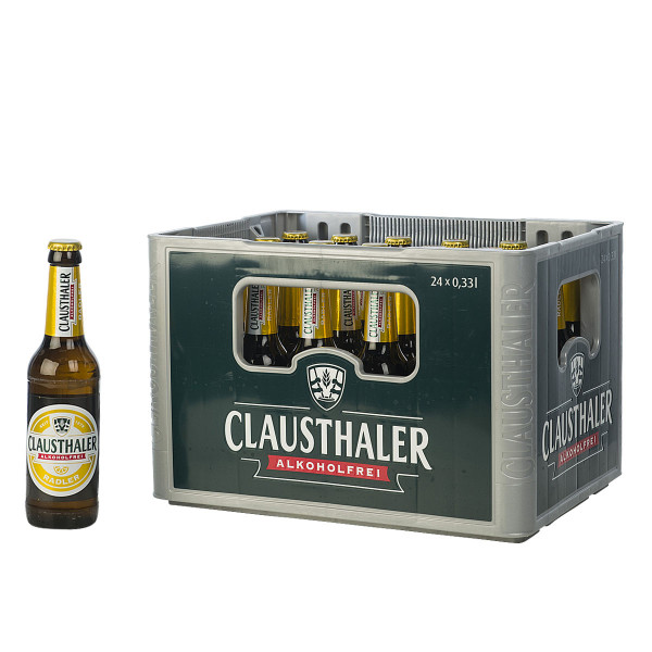 Clausthaler Radler alkoholfrei 24 x 0,33l