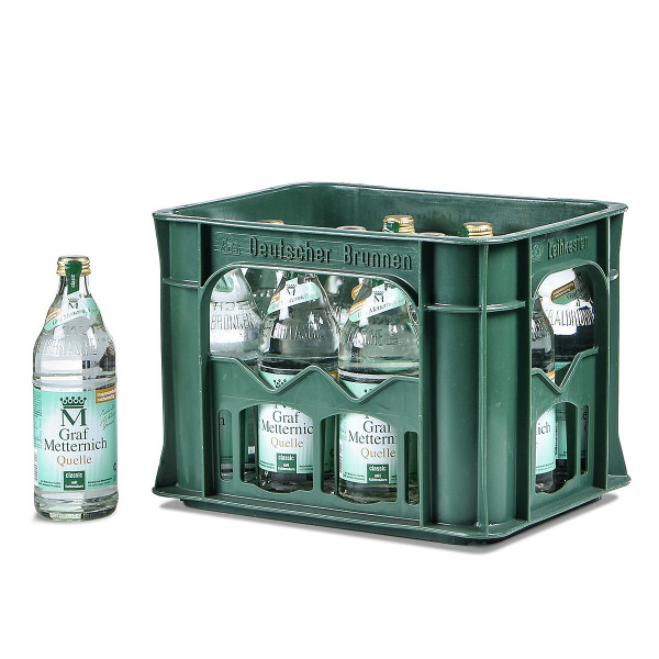 Graf Metternich Brunnen Classic 12 x 0,5l Glas