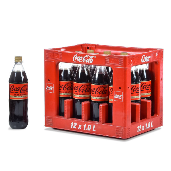 Coca-Cola Zero Sugar koffeinfrei 12 x 1l