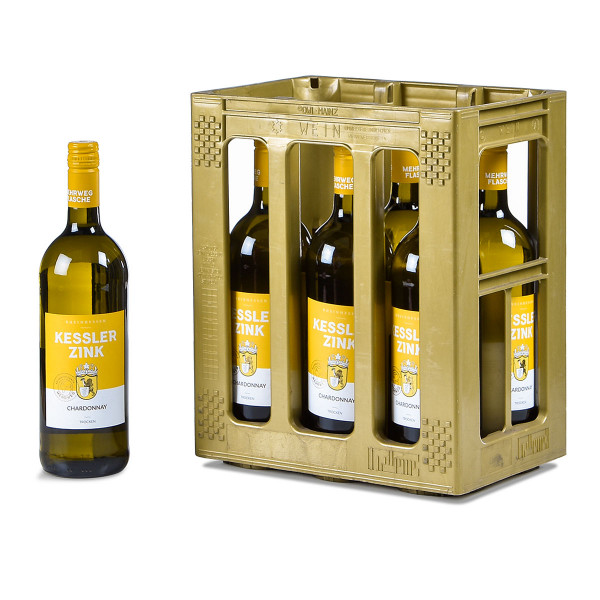 Kessler-Zink Chardonnay QbA trocken 6 x 1l