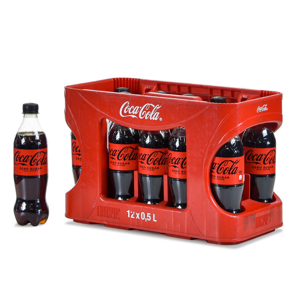 Coca-Cola Zero 12 x 0,5l im Kasten