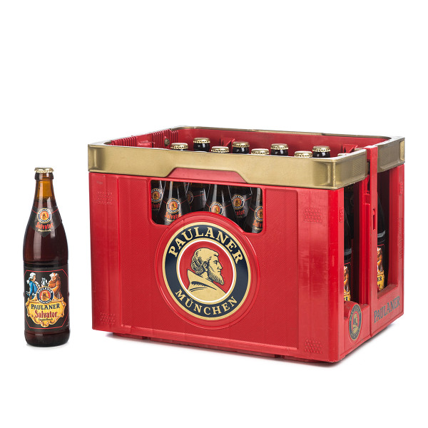 Paulaner Salvator Doppelbock in der 0,5l Glasflasche