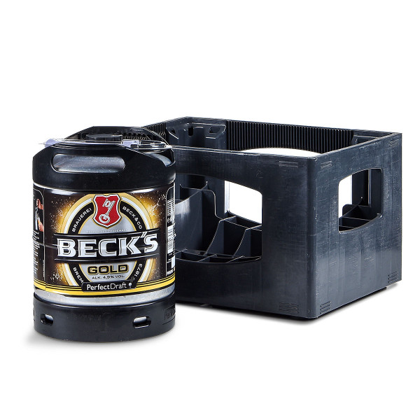 Becks Gold Perfect Draft 6l mit Kasten