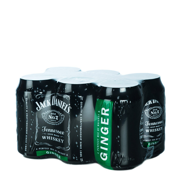 Jack Daniels & Ginger Mix 6 x 0,33l