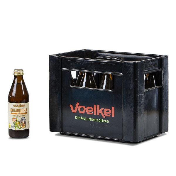 Voelkel Kombucha Maracuja Hanf 10 x 0,33l