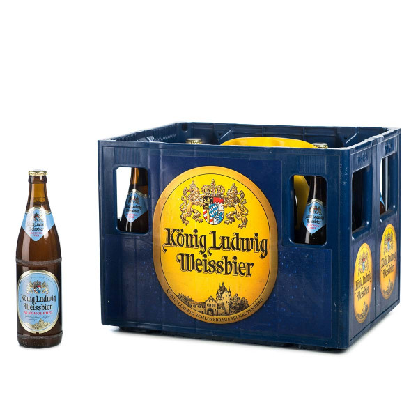 König Ludwig Weißbier naturtrüb alkoholfrei 20 x 0,5l