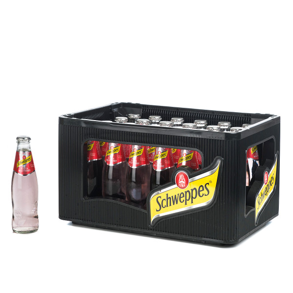 Schweppes Russian Wild Berry in der 0,2l Glasflasche