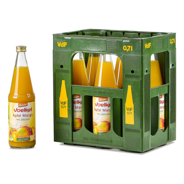 Voelkel Apfel-Mango 100% Direktsaft 6 x 0,7l