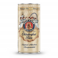 Paulaner Oktoberfest Bier 1 ltr. Dose incl. Maßkrug 5 x 1l Paulaner Oktoberfest Bier 1 ltr. Dose incl. Maßkrug 5 x 1l
