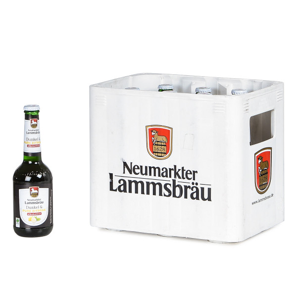 Neumarkter Lammsbräu Dunkel & Pure Zitrone Alkoholfrei 10 x 0,33l
