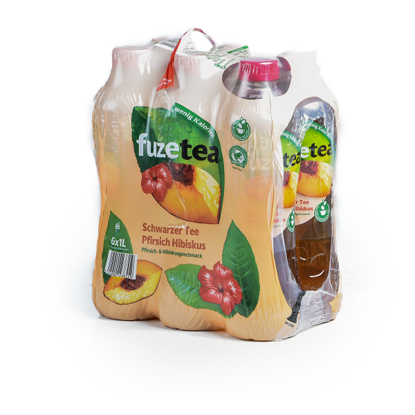 Fuze Tea Schwarzer Tee Pfirsich Hibiskus 6 x 1l