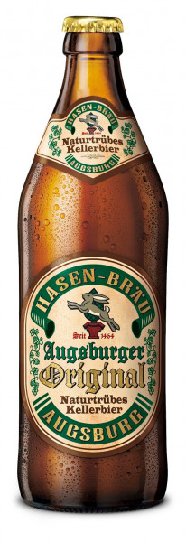 Hasen-Bräu Augsburger Original Naturtrübes Kellerbier 20 x 0,5l