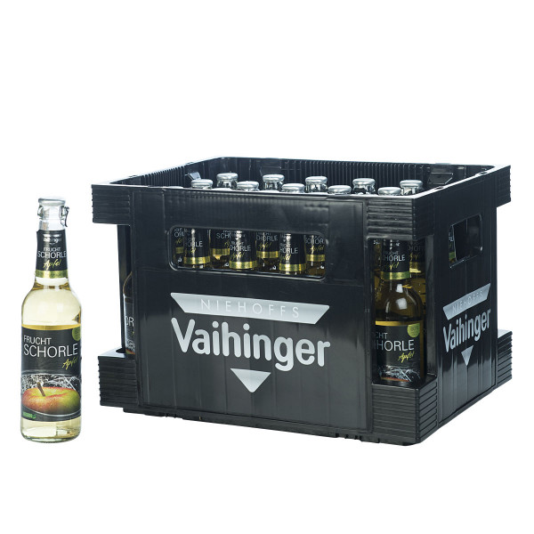 Vaihinger Apfelschorle klar 24 x 0,2l Glas