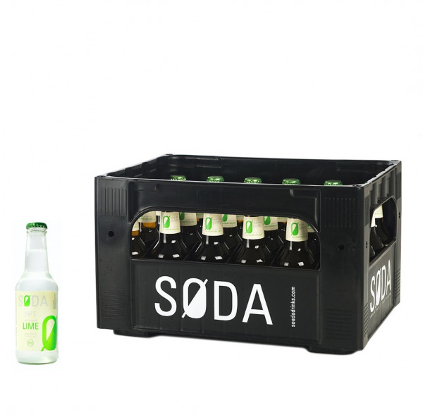 SØDA No. 1 Lime Premium Soda Water 24 x 0,2l