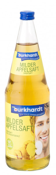 Burkhardt "Der Milde" Apfelsaft klar 6 x 1l