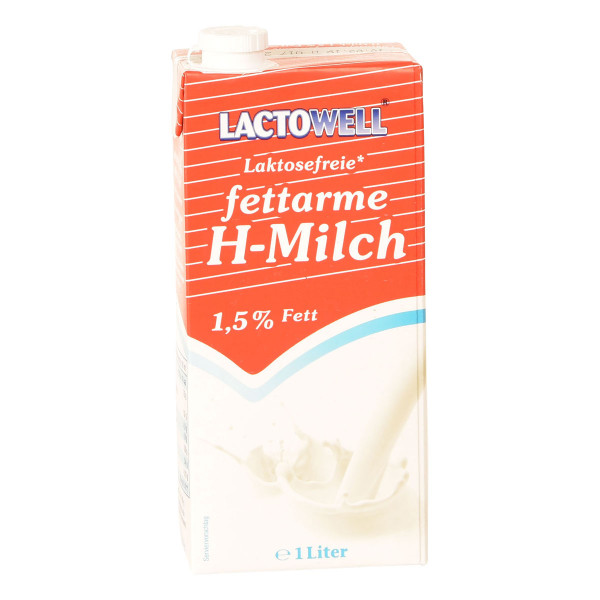 Haltbare laktosefreie Milch 1,5% 10 x 1l (7% MwSt.)