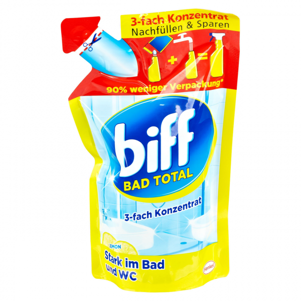 Biff Badreiniger Bad Total Lemon 250 ml Beutel