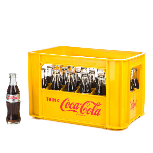 Coca Cola light in der 0,2l Glasflasche