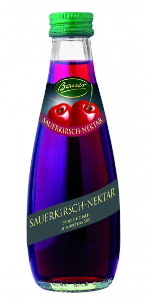 Bauer Sauerkirschnektar klar 24 x 0,2l