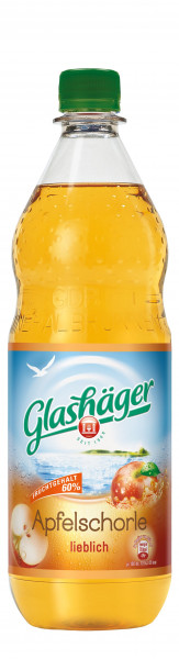 Glashäger Apfelschorle lieblich 12 x 1l