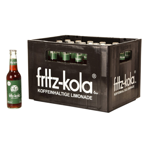 Fritz-kola grün und gerecht Fairtrade 24 x 0,33l