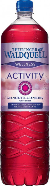Thüringer Waldquell Activity Granatäpfel-Cranberries 6 x 1,5l