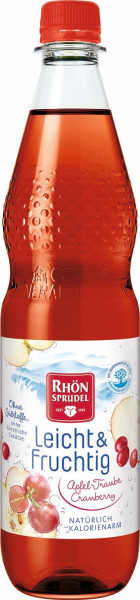 RhönSprudel Leicht & fruchtig Apfel-Traube-Cranberry 12 x 0,75l