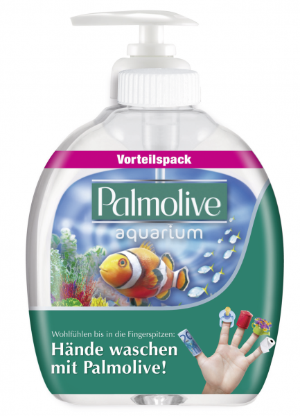 Palmolive Naturals Flüssigseife Aquarium 2 Stück à 300 ml 600 ml Packung