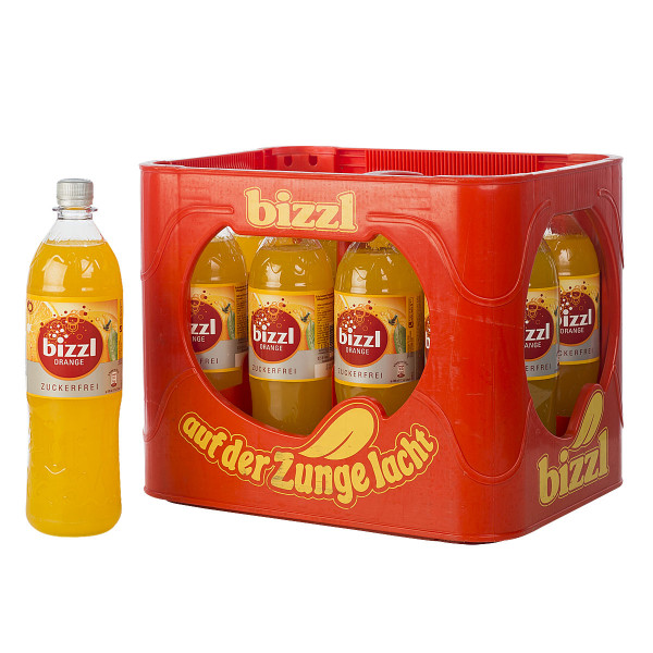 Bizzl Orange zuckerfrei 12 x 1l