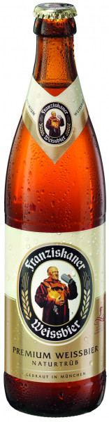 Franziskaner Premium Weissbier Naturtrüb 24 x 0,5l