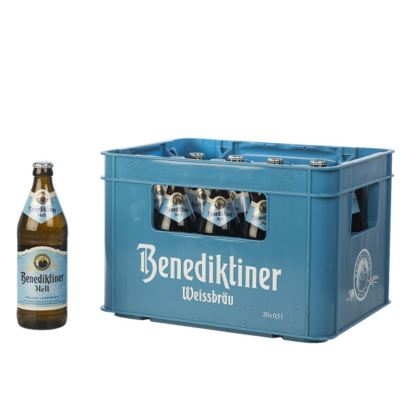 Benediktiner Hell 20 x 0,5l