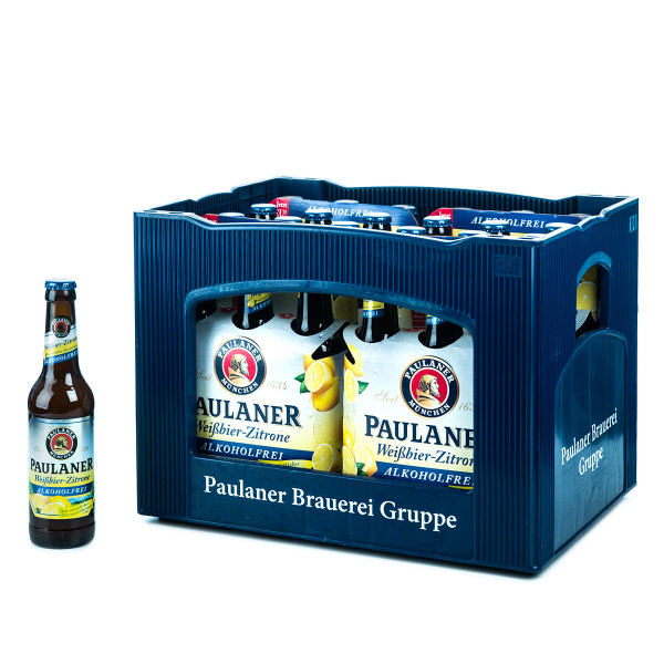 Paulaner Weißbier Zitrone alkoholfrei 24 x 0,33l