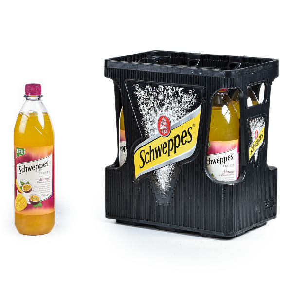 Schweppes Fruity Mango & Passionfruit PET 6 x 1,0l